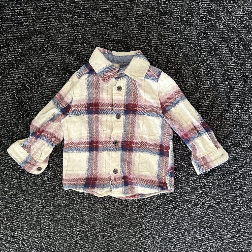 OshKosh B'Gosh Boys Flannel Shirt  |  12 Months